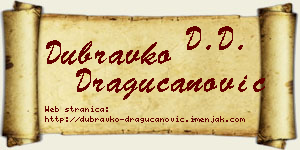 Dubravko Dragucanović vizit kartica